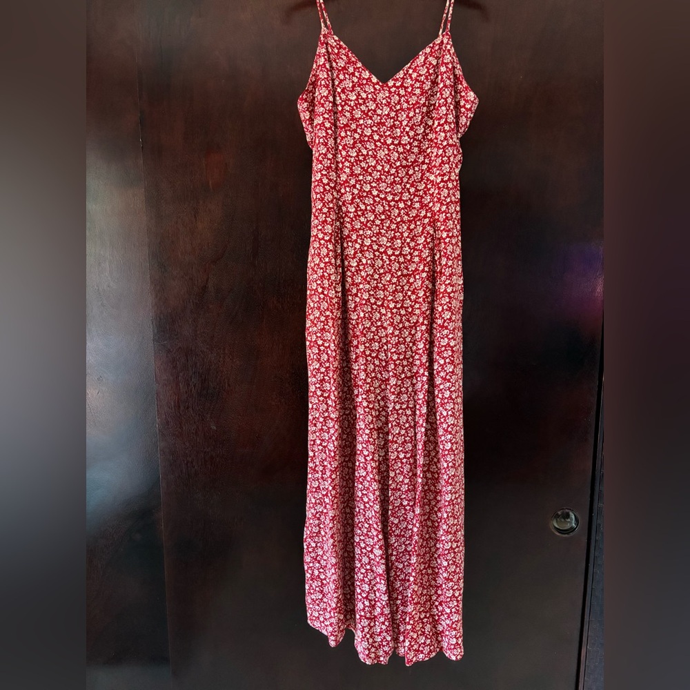 Rampage Red and White jumpsuit size S
